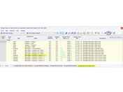 Anzeige der Ausnutzungen geordnet nach verschiedenen Bauteilen.