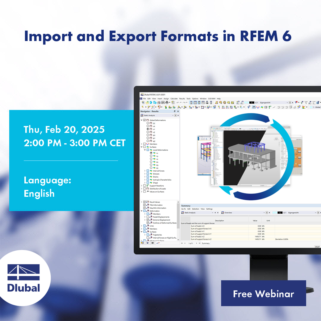 Import- und Exportformate in RFEM 6