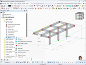 Darstellung der Blöcke in der Navigator-Oberfläche der Ingenieurbausoftware