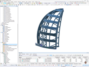 RFEM-Modell der Torkonstruktion | © Marx Krontal Partner, MKP GmbH