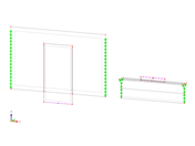 Kehlnahtbemessung nach AISC in RFEM 6 - Beispiel mit Überlappstößen und T-Stößen