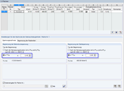 Grafik zeigt die Begrenzung von Beton- und Stahlspannungen im Register Spannungsnachweis.