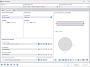 Definition der Querschnittseigenschaften des Pfahls