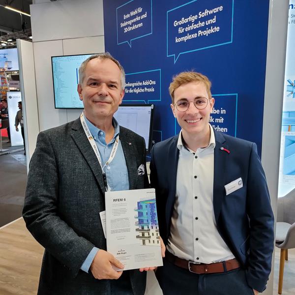 Webseite zur Community-Veranstaltung mit COO Daniel Dlubal bei einem Gespräch