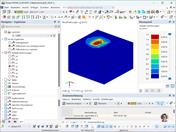 RFEM 6-Verformungsanalyse während der Gründungsphase