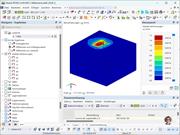 RFEM 6-Verformungsanalyse während der Gründungsphase