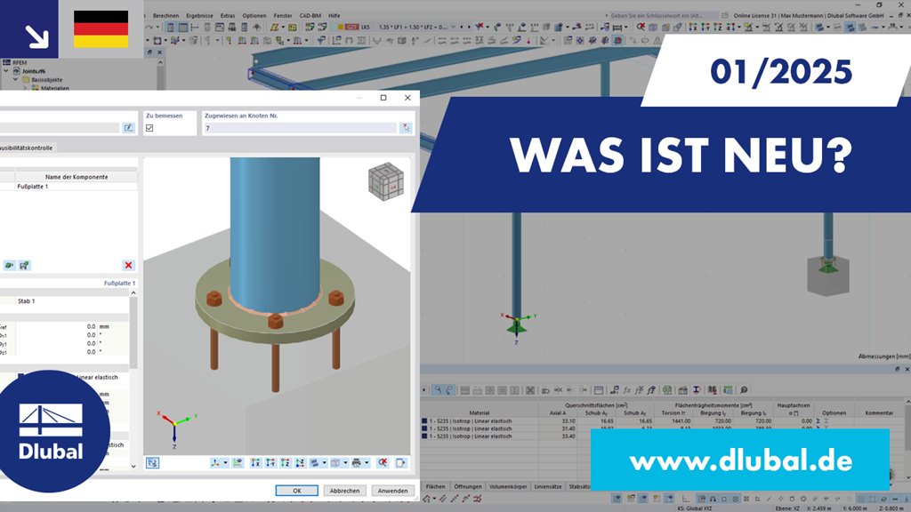 Bild des Software-Updates VG 005255 mit Hinweis auf Neuerungen in WIN 01/25