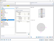 Dialog zur Eingabe von Stabsparametern | Auswahl des Pfahltyps