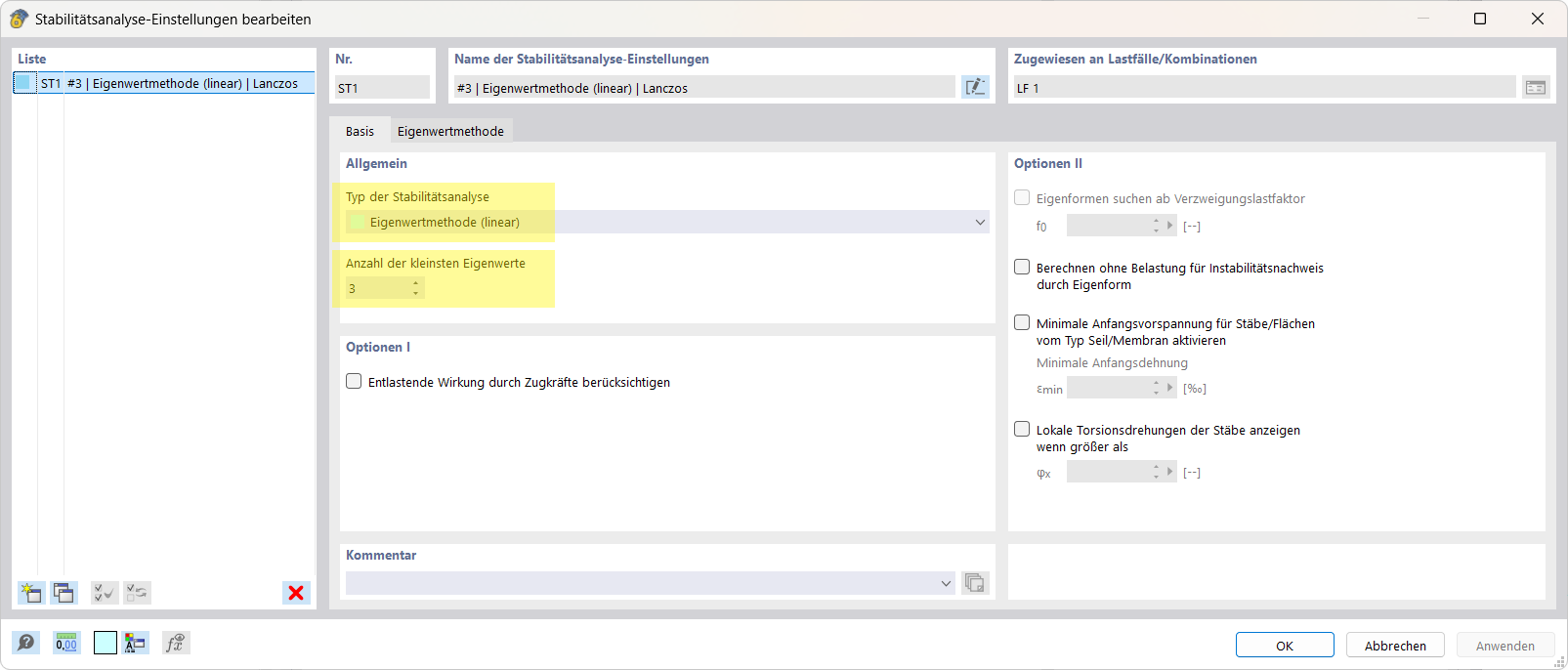 Beulfigur eines Kragarms für die Analyse der Strukturstabilität mithilfe des RFEM Add-Ons.