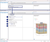 Eingabedialog zur Eingabe der Untergrundparameter | Boden, Bodenmassiv, elastischer Halbraum, Federsteifigkeit