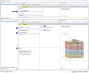 Eingabedialog zur Eingabe der Untergrundparameter | Boden, Bodenmassiv, elastischer Halbraum, Federsteifigkeit