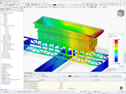 Globale Verformungsanalyse eines Stahlbehälters in RFEM 6