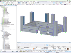Gesamtmodell der ISO-Containern für Paintball-Arena in RFEM | © Modular Structural Consultants, LLC.