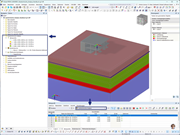 Objekte des Add-ons "Geotechnische Analyse" in der RFEM 6 Oberfläche