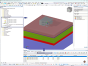 Objekte des Add-ons "Geotechnische Analyse" in der RFEM 6 Oberfläche