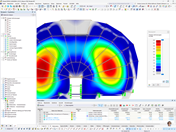 Verformungen am RFEM-Modell des Flughafenterminals von Georgia | © EQUILIBRIUM