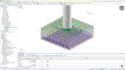 Betonfundament modelliert als parametrischer Block in RFEM 6