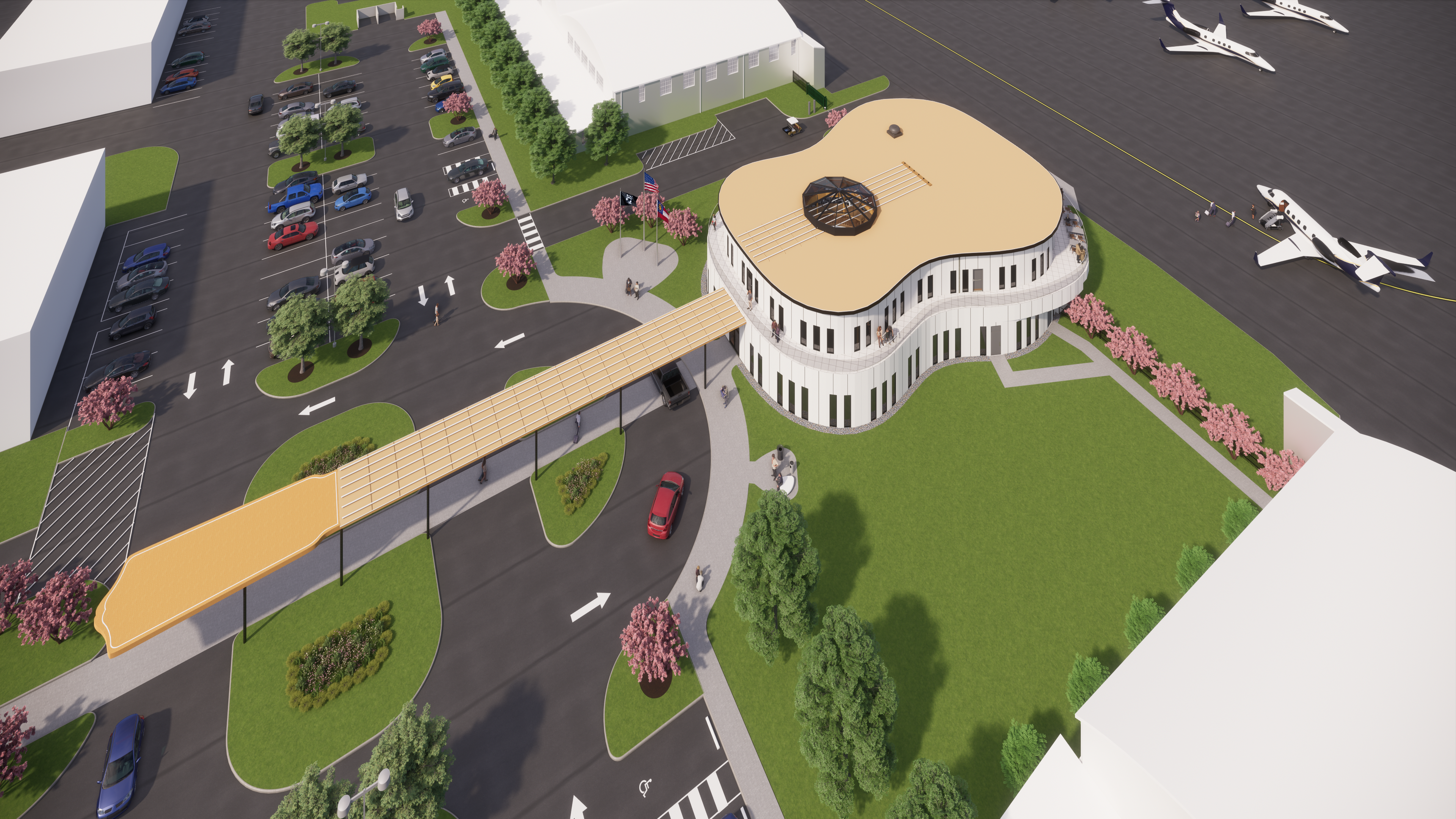 Terminal aus der Vogelperspektive | © Passero Associates