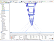 LaPendenta Hängebrücke in Disentis/Mustér | RFEM-Modell, realitätsgetreue Berechnungen, innovative Leichtbauweise