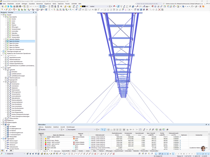 LaPendenta Hängebrücke in Disentis/Mustér | RFEM-Modell, realitätsgetreue Berechnungen, innovative Leichtbauweise