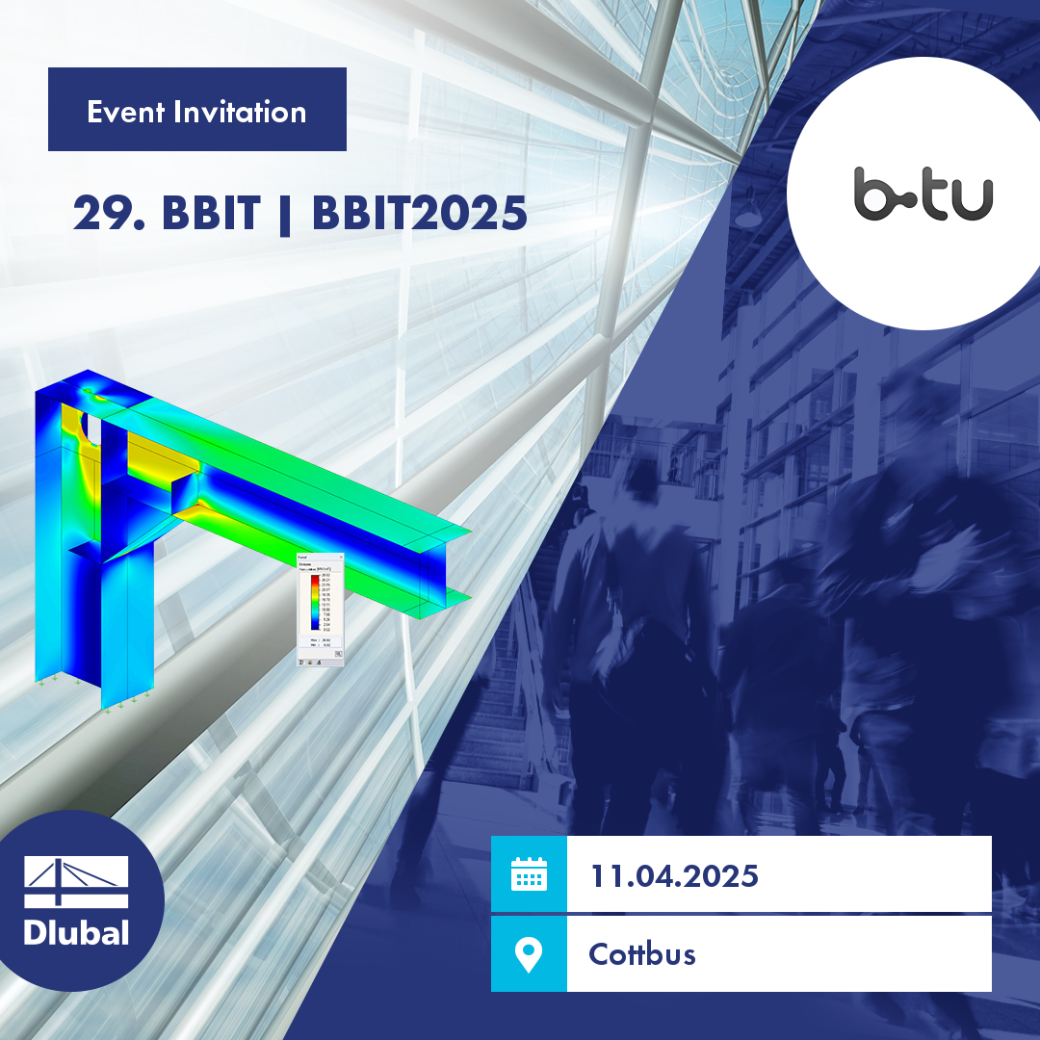 Das Bild zeigt eine Einladung zum 29. BBIT Event am 11.04.2025.