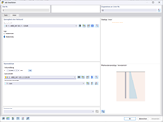 Das Bild zeigt den Stabtyp Anker, der im Bodenvolumenkörper gelagert ist und die Eingabe der Parameter für Zugstabteil sowie Verpresskörper ermöglicht.