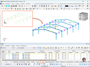 Das Bild zeigt die RFEM 6-Option „Stäbe generieren“ beim Import einer DXF-Datei und die Schnittstelleneinstellungen zur Strukturmodellierung.