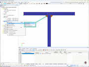 Querschnittsdefinition in RSECTION mit Schweißnähteinstellungen. Möglichkeit zur Berechnung von Schweißnahtspannungen für Kehlnähte erkennbar.