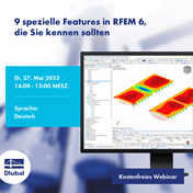 Neun spezielle Funktionen in RFEM 6, die für Benutzer vorteilhaft sind.