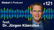 Bild zeigt ein Interview von Dr. Jürgen Küenzlen für den Dlubal Podcast, Episode 121.