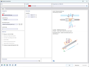 Simulation des Membraneffekts in RFEM 6 mit Lastart Temperaturänderung und Feature der Mittellinientemperatur.