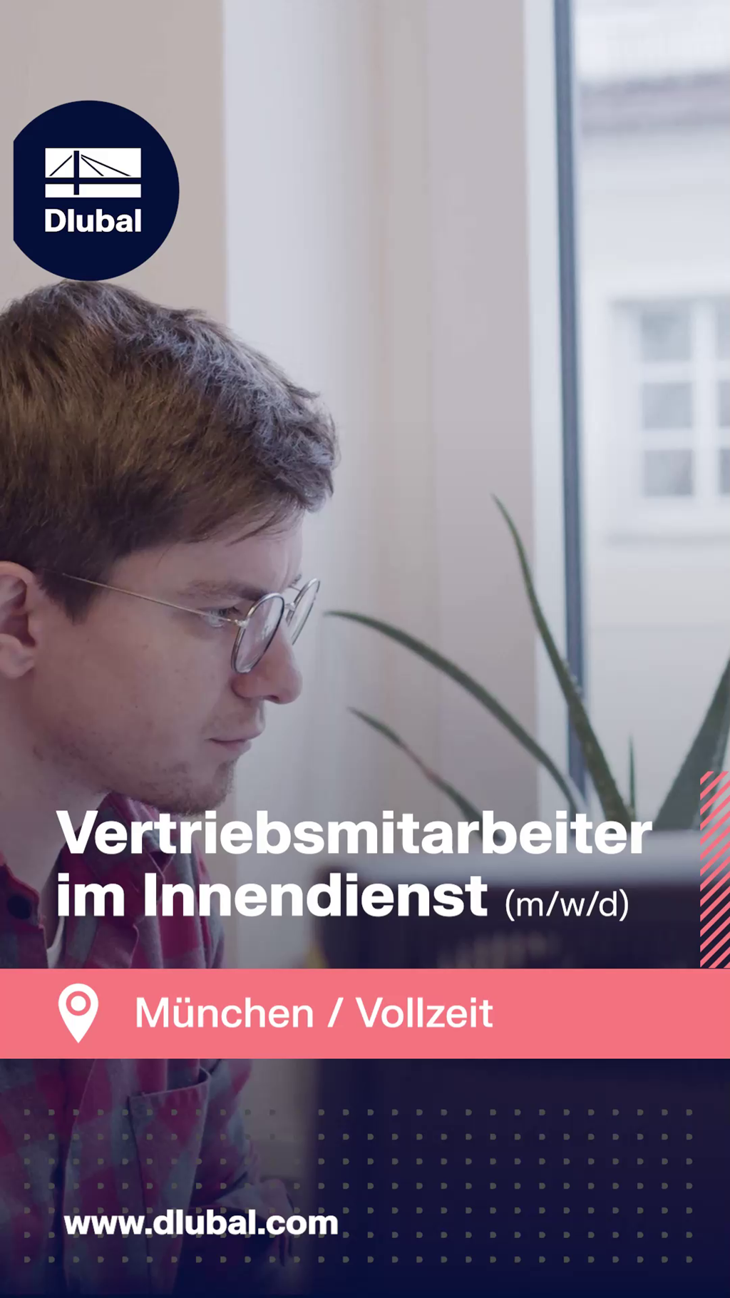 Stellenanzeige für eine Position im Vertriebsinnendienst bei Dlubal Software.
