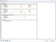 Nutzeroberfläche für den Export von Stahlverbindungen über das DSTV-Format, optimiert für kompatible Softwareanwendungen.