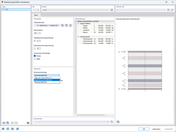 Assistent zur Bemessung von Streifen in einem Gebäuderaster mit variablen Breitenoptionen basierend auf Spannweite und Normen.
