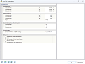 3D Modellansicht eines BricsCAD-Datenimports mit Strukturkomponenten und Schnittstellen.