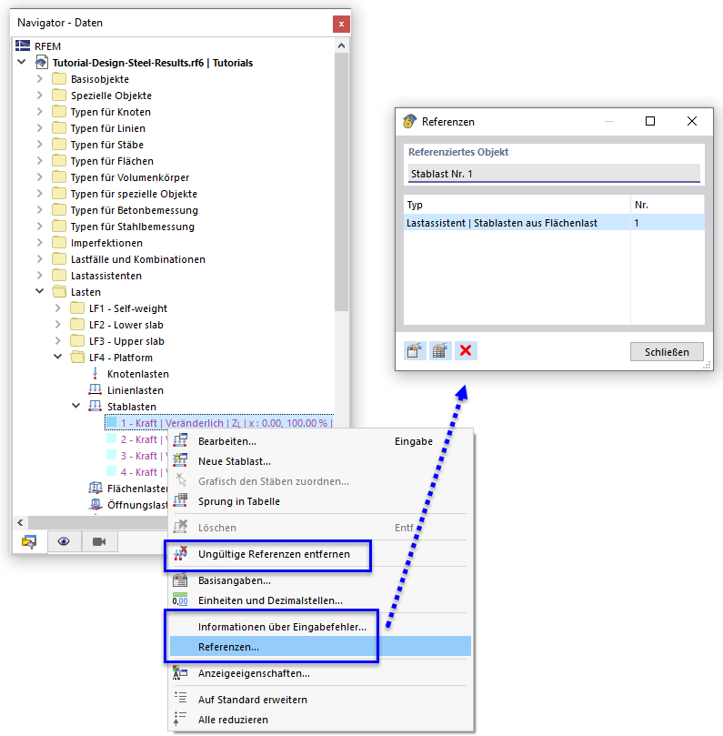 Hinweise zu Referenzen