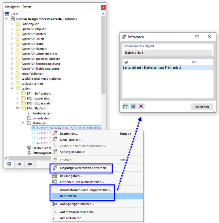 Hinweise zu Referenzen