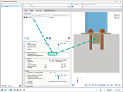 Schubübertragung von einer Fußplatte auf einen Betonblock mittels Schubdübel dargestellt.
