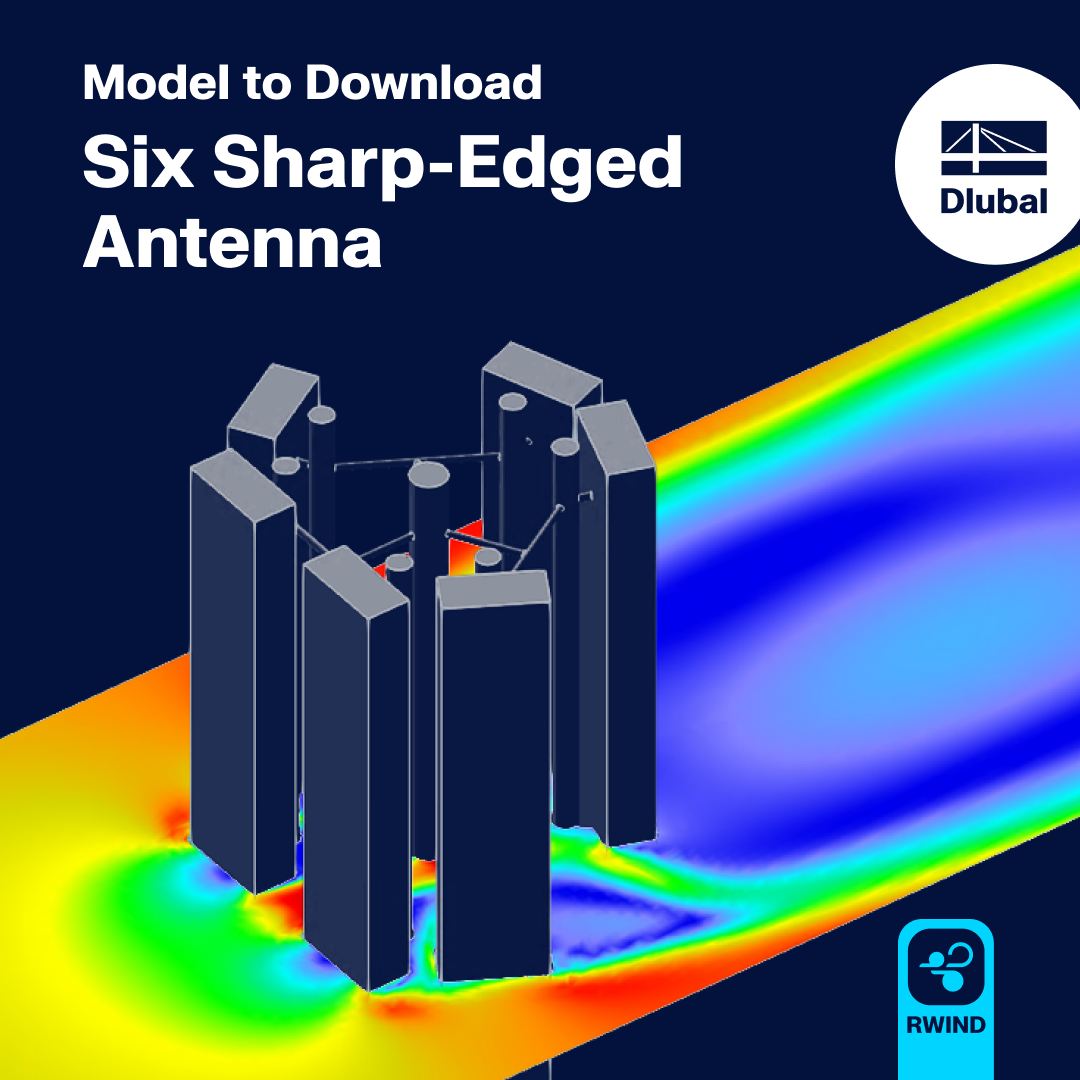 Modell zum Download | Validierungsmodell einer Antenne mit sechs scharfen Kanten