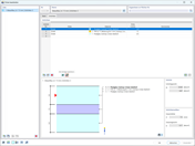 Visuelle Darstellung des Definitionsprozesses von Schichten für Glaskonstruktionen in RFEM 6.