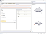 Zuordnung von Glasaufbauten mit Zuordnung zu Flächen in Statikmodellen.