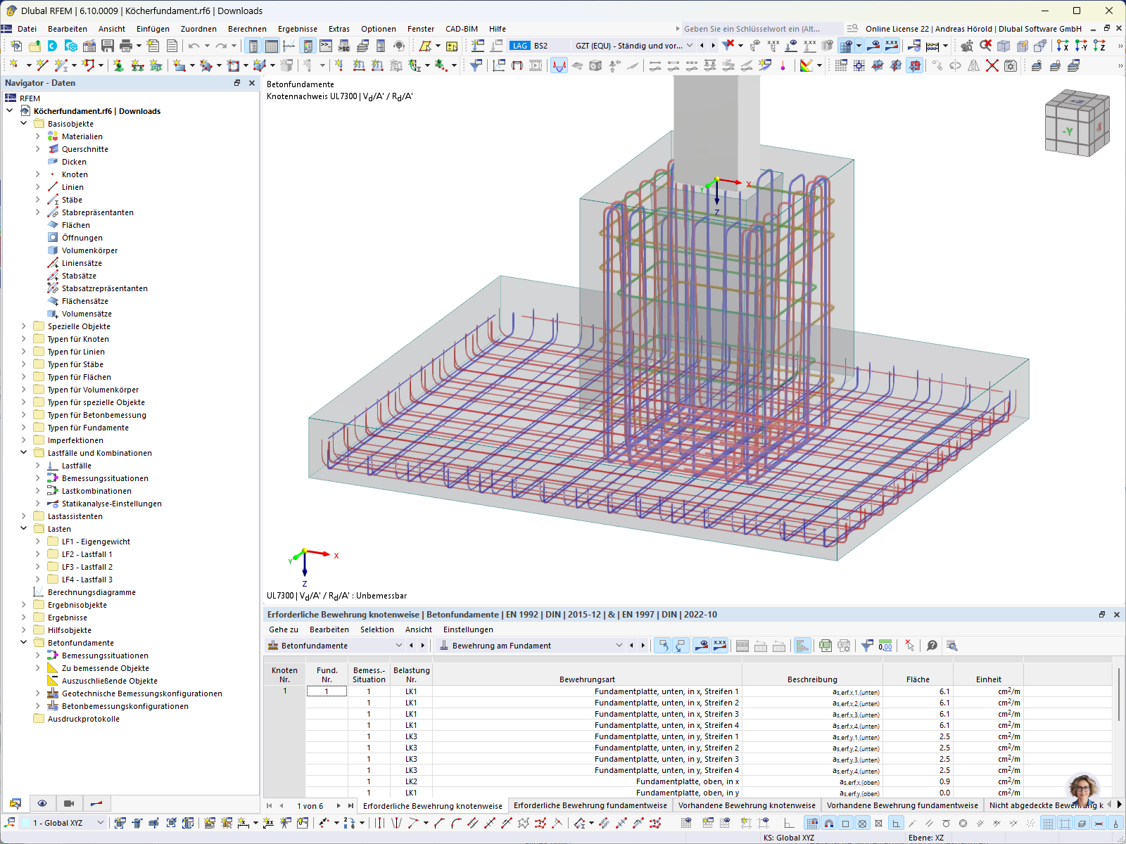Köcherfundamentbemessung mit RFEM-Add-On für Betonfundamente mit glatten oder rauen Seiten. Praktische Anwendung zeigt Vielfalt der Optionen.