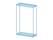 Illustration einer Shake-Table-Anlage zur Untersuchung der dynamischen Eigenschaften von Bauwerksmodellen.
