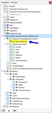 Texturen ein- und ausschalten