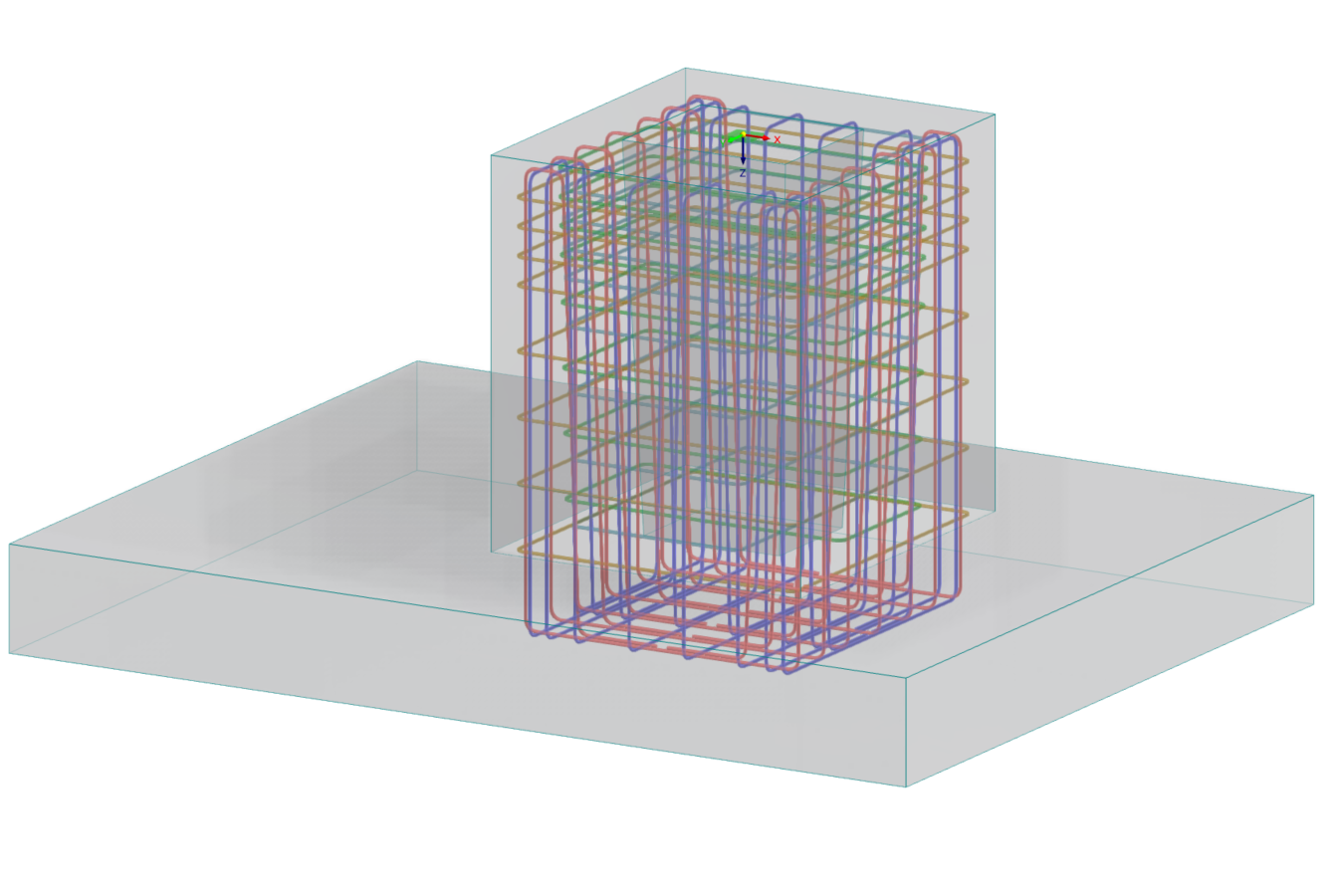 Köcherfundament mit rauen Köcherinnenseiten