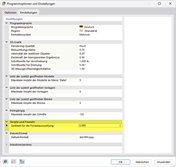 Zeitlimit für Formelauswertung anpassen