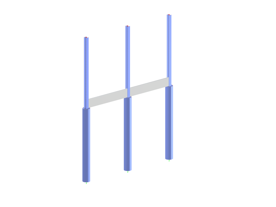 Lärmschutzwand auf tiefgegründetem Fundament mit sichtbarem Beton-Sockel. Struktur bietet akustische Abschirmung.