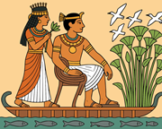 Ägyptens Landwirtschaft und Erhalt sind eng mit dem Nil verbunden.