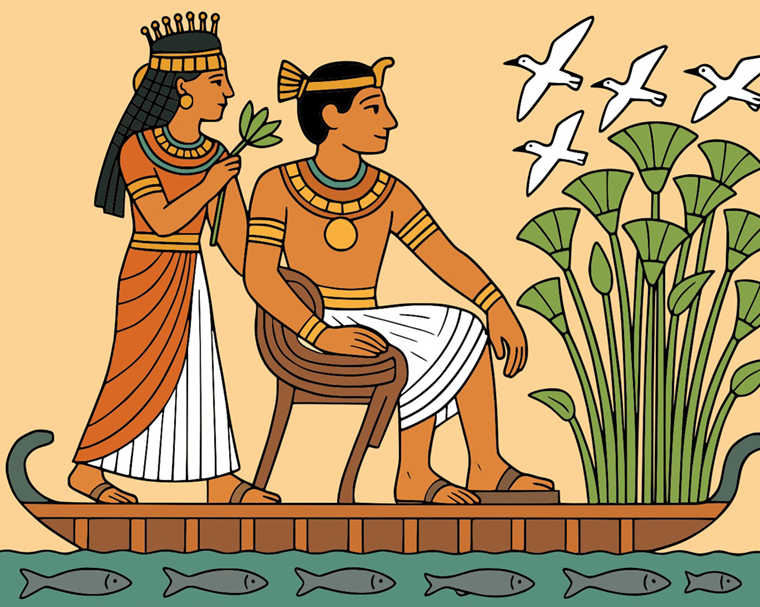 Ägyptens Landwirtschaft und Erhalt sind eng mit dem Nil verbunden.