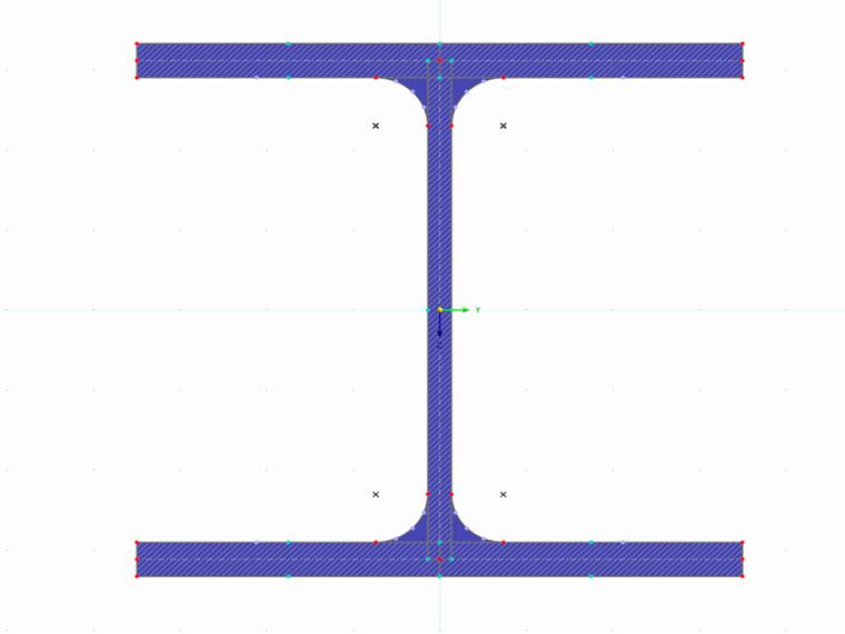 Ermittlung der Querschnittswerte für einen HEA 140 (inkl. Spannungsnachweisen)